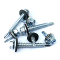 Inch Phillips Hex Din 7504K Carbon Steel Self-Drilling Hexagon Head Screw